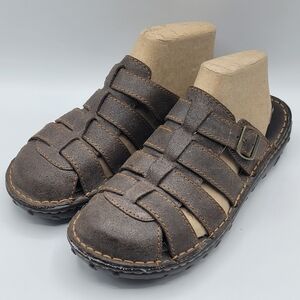 CABELA'S Leather Women's SLIDES SANDALS, SIZE 9.5 M